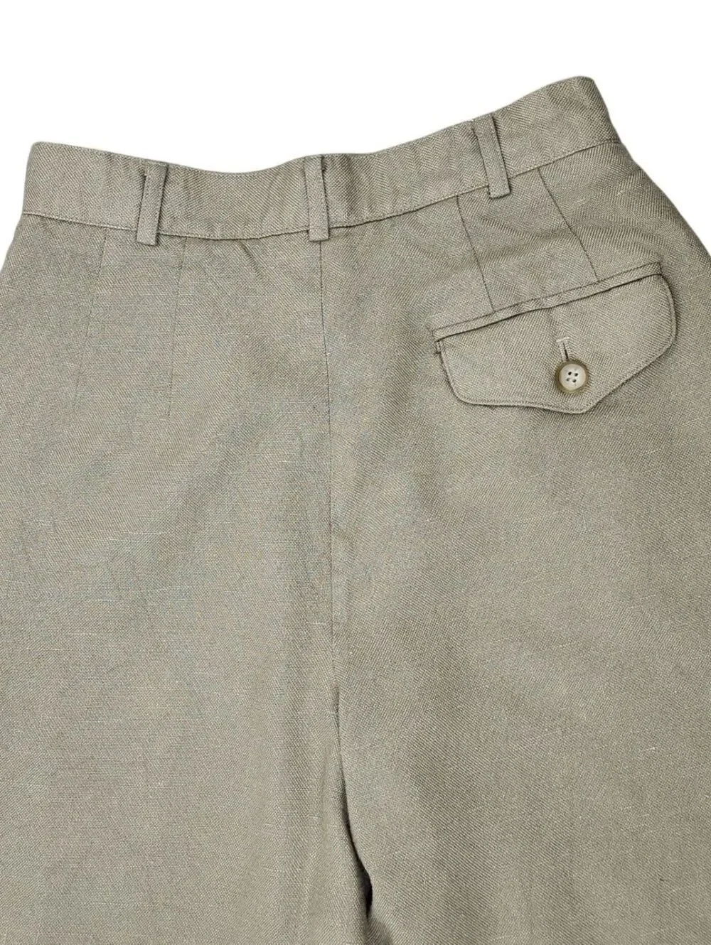 VTG 90s Liz Claiborne Collection Lined Trousers Taupe 4